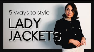 How to style a TWEED LADY JACKET  From casual to glam [upl. by Ferdinand]