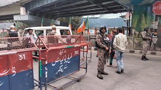 Impregnable security cover across Srinagar ahead of PM Modis election rally [upl. by Duvall134]