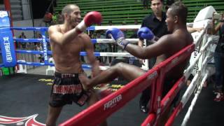 Dave Leduc Tiger Muay Thai vs Sakchai Phuket Fight Club  Rawai Stadium 14516 [upl. by Ynamad796]