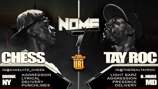 TAY ROC VS CHESS SMACK URL RAP BATTLE  URLTV [upl. by Heidi]