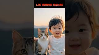 Tendresse amp Innocence 01 cat cartoon catlover cute adorable love memes shortvideo kitten [upl. by Ielarol]