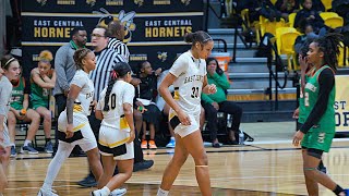 High School Girls Basketball  East Central vs Sam Houston [upl. by Enoob]