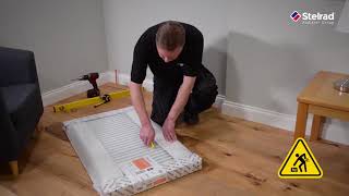 How to install a Stelrad Horizontal Radiator [upl. by Sirromal181]