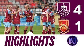 Ruthless Clarets Score Four Past Stourbridge  HIGHLIGHTS  Burnley Women 41 Stourbridge Women [upl. by Leahsim]