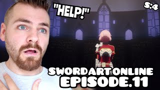 PURE FING EVIL  Sword Art Online  Episode 11  SEASON 4 ALICIZATION PART 2  ANIME REACTION [upl. by Knudson]