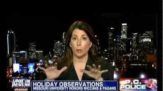 Tammy Bruce and Tucker Carlson insulting Wicca and Paganism on Fox News [upl. by Nisotawulo]