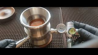 Quick testing DIY pneumatic coffee machine [upl. by Odnalra]