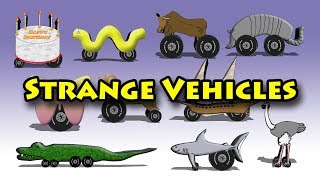 Strange Vehicles  Ten Funny Vehicles [upl. by Siramaj]