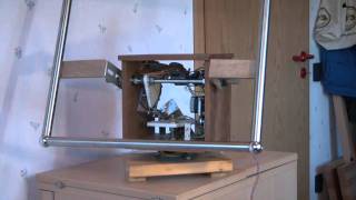 Helioworm  DIY Heliostat drive with self made worm gear Part 3  time lapse [upl. by Shaw]