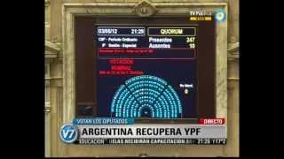 Visión Siete Argentina recuperó YPF [upl. by Euginimod]