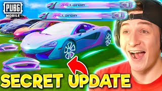 SECRET CAR UPDATE IS INSANE PUBG MOBILE [upl. by Kcirdled]