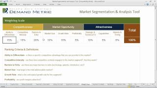 Market Segment and Analysis Tool [upl. by Rfinnej]