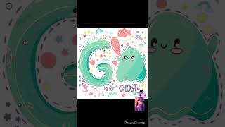 GO Boom is for ghost 👻 😲 ghost spelling drawing colouring video with song viral short video art [upl. by Nivad]