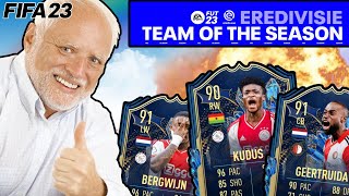 using an EREDIVISIE TOTS TEAM in FIFA 23 TOTS BERGWIJN TOTS GEERTRUIDA and more [upl. by Imar866]