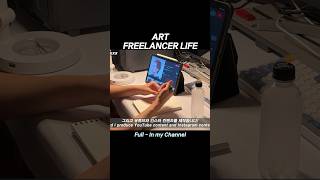 freelancer life shorts artist artfreelancer vlog mukbang [upl. by Allerus]