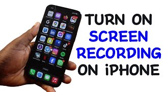 How to Turn on Screen Recording in iPhone [upl. by Hite]