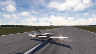 Daher TBM 930 Windy VFR Flight  MFS 2020 [upl. by Birgitta]