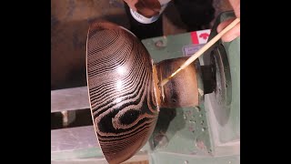 Woodturning  Ebonizing and Embellishing an Ash Bowl  Attempt2  Did I learn anything [upl. by Yesor609]