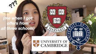 How I Got Into Harvard Oxford and Cambridge  The Most Comprehensive Guide to Grad School App [upl. by Gilus271]