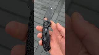 Spyderco Persistence BLACKOUT [upl. by Celina997]