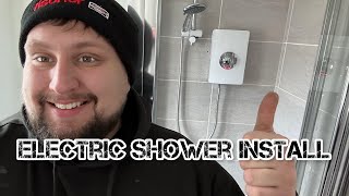 Installing a new triton electric shower [upl. by Safier939]