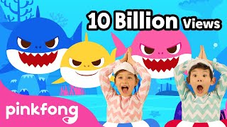 Baby Shark Dance  Celebrate 10 Billion Views 🏆 Most Viewed on YouTube  Pinkfong Songs for Kids [upl. by Neraa]