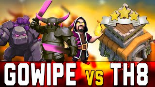 CLASH OF CLANS ITA TUTORIAL  STRATEGIA GOWIPE TH8 [upl. by Putnam300]