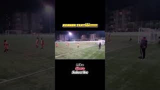 ÇALIŞILMIŞ KORNER TAKTİĞİ  training soccer academy adanademir [upl. by Oetomit176]