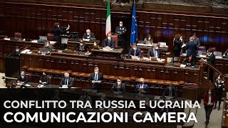 Ucraina le Comunicazioni del Presidente Draghi alla Camera [upl. by Ttevi]