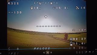 Betaflight GPS rescue test real failsafe [upl. by Nedle511]