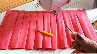 ✅ 5 Very Easy Ways To Make Perfect Pleats For Beginners  Pleating Tips And Tricks [upl. by Waxman]