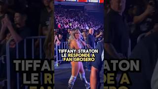 Esta luchadora fue abucheada por un fan wwe wrestling tiffanystratton [upl. by Gnik]