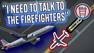 FIRE ON BOARD Crew Initiates Emergency Descent and Landing ATC audio [upl. by Giff280]