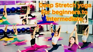 One Hour Deep Stretch yoga for Beginners to Intermediate  Teacher  Ravi Bisht [upl. by Nahsed]