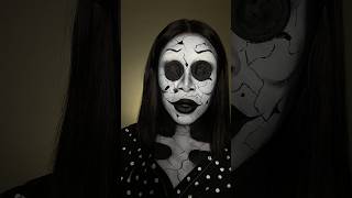 Day 6 of 31 days Halloween  The Other Mother ⚫️⚫️ youtubeshorts makeup halloween [upl. by Abagail680]