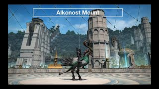 Final Fantasy XIV  Alkonost Mount [upl. by Inaffets272]