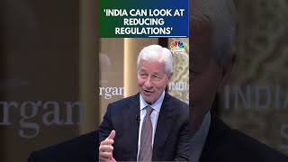 JPMorgan Chase CEO Jamie Dimon On Indias FDI Opportunities  N18S  CNBC TV18 [upl. by Shrier]