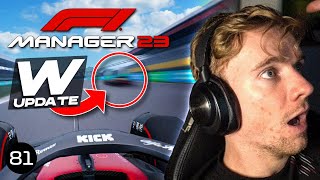 THEY FIXED MY BIGGEST PROBLEM WITH THIS GAME  F1 Manager 2023 Career 81 [upl. by Aigil]