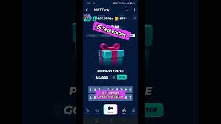 Drft Party Promo Code 25 September  Draft Party Airdrop Promo Code drft drftparty [upl. by Enitsuga]