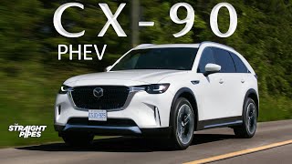 FUEL EFFICIENT 2024 Mazda CX90 PHEV Review [upl. by Kolodgie]