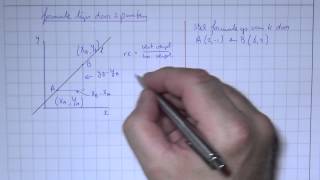 HAVO4wisBH13 Formule lijn opstellen door twee gegeven punten [upl. by Enia]