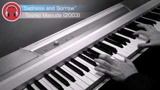 Sadness and Sorrow  Toshio Masuda quotNarutoquot OST Piano Cover by Martín Gómez [upl. by Natfa667]