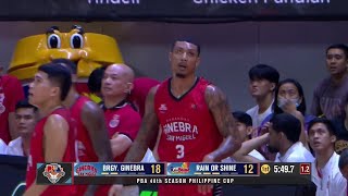 Jamie Malonzo SIZZLES FOR 15 1Q points for Ginebra vs Rain or Shine  2024 PBA Philippine Cup [upl. by Marela581]