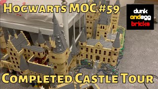 LEGO Harry Potter Hogwarts MOC Part 60  Tour of the Finished Castle [upl. by Zumstein528]