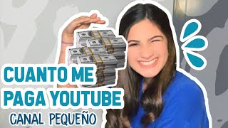 MI PRIMER PAGO DE YOUTUBE  CUANTO GANO CON YOUTUBE 💸😱 [upl. by Ansela]