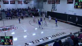 Middlebury High School vs Vergennes Mens JV Basketball [upl. by Anastasie]