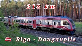 Riga  Daugavpils 218 km Latvia [upl. by Lalita]