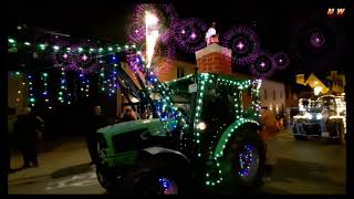 1 Te Kortenberg Kerstverlichting Tractors Lichtstoet  Everberg aan Café T Pleintje [upl. by Shewchuk]