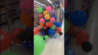 Walmart Ball Cage Jump Fail shorts fail fyp [upl. by Illib]