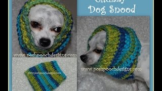 Crochet Dog Snood For Any Size Dog [upl. by Gardy]